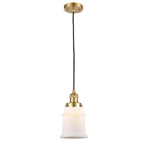 Canton - 1 Light Cord Hung Mini Pendant In Industrial Style-10 Inches Tall and 6 Inches Wide - 1 of 1