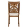 CAVINAS Round Dining Table Set for 4  Retro Functional Extendable Table with a 16-inch Leaf 4 Chairs for Kitchen - 4 of 4