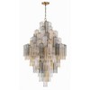 Crystorama Lighting Addis 20 - Light Chandelier in  Aged Brass - 3 of 4