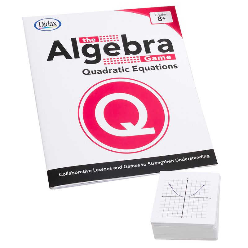 Didax The Algebra Game: Quadratic Equations Basic, 2 of 4