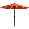 HYLEORY 120" Lighted Market Umbrella/ Size: 94.5" H x 120" W x 120" D - 3 of 4
