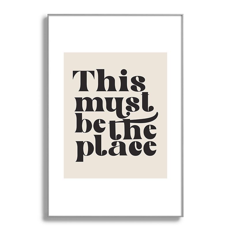 DirtyAngelFace This Must Be The Place Metal Framed Art Print - Deny Designs, 1 of 4