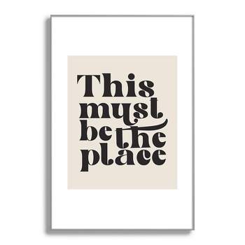 DirtyAngelFace This Must Be The Place Metal Framed Art Print - Deny Designs