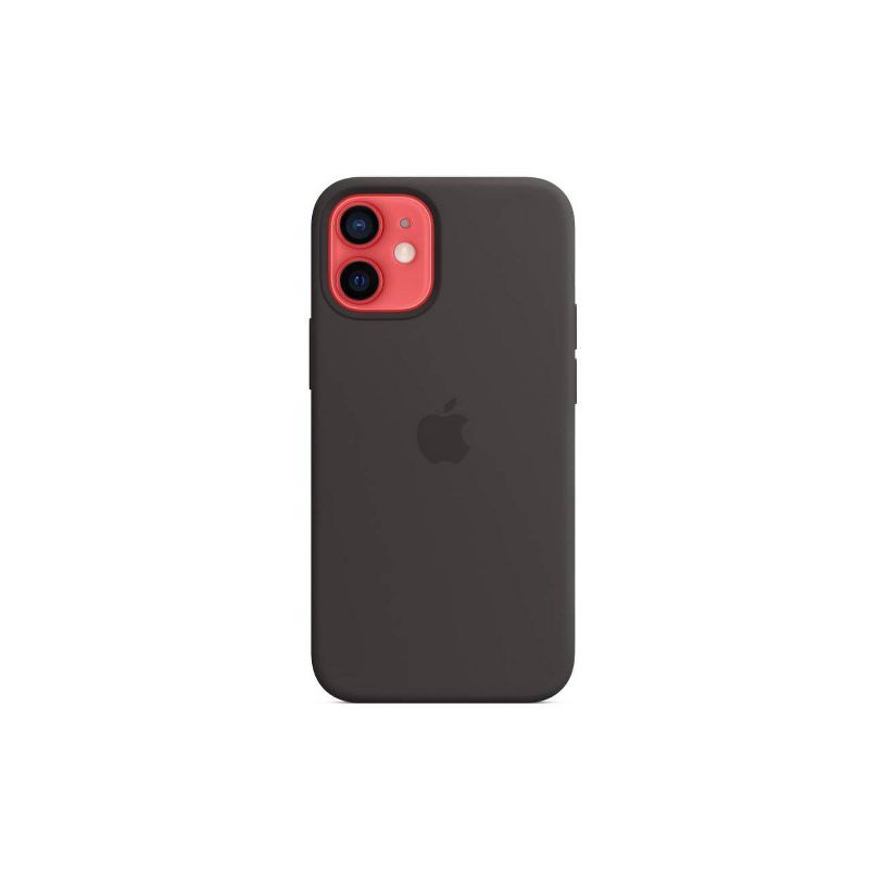 Apple iPhone 13 mini/iPhone 12 mini Silicone Case with MagSafe - Black, 3 of 5