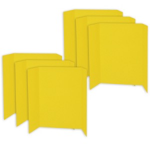 Pacon® Presentation Board, Yellow, Single Wall, 48" x 36", Pack of 6 - 1 of 2