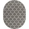 Unique Loom Trellis Frieze Rounded Trellis Indoor Woven Area Rug - 2 of 4