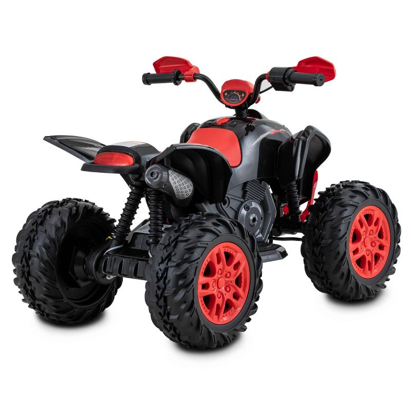 Rollplay 12V Powersport ATV Max Powered Ride-On - Black/Red, 3 of 10