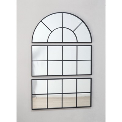 VYNXARIA 30"*45" Large Arched Wall Mirror with Three Separate Sections