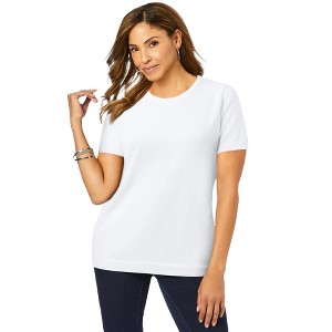 Jessica London Fine Gauge Crewneck Shell - 1 of 4