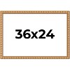 PosterPalooza | 36x24 Modern Bamboo Picture Frame, UV Acrylic, 5 Finishes - 2 of 4