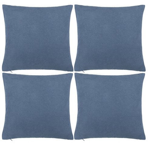 Couch Pillows Set of 4, Teal Throw Pillow Covers 18x18 4Pieces