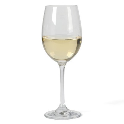 Clear 14 Oz Stemmed White Wine Glass Set of Four