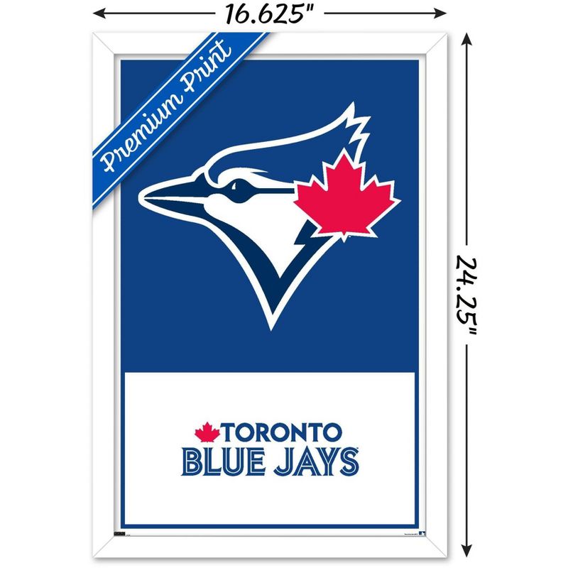 Trends International MLB Toronto Blue Jays - Logo 22 Framed Wall Poster Prints, 3 of 7