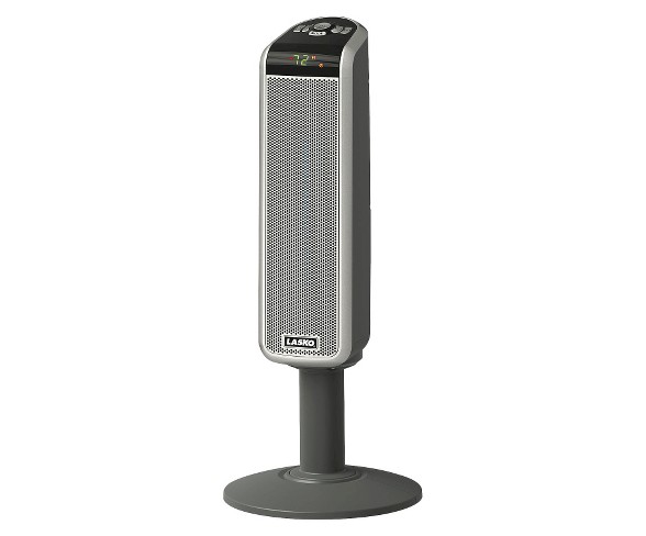 Lasko 30" Digital Ceramic Pedestal Heater with 2-Setting Remote