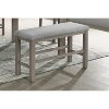 TiramisuBest Button Tufted Bed Bench - Upholstered with Arms & Solid Wood Legs, Black - 2 of 4