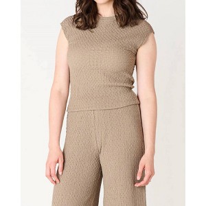 Women's Cap Sleeve Textured Top - Dex Clothing - 1 of 3