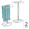 T-Shape Countertop Hand Towel Holder - Chrome - 2 of 4