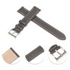 Unique Bargains Women's Men's Cowhide Watch Bands 22mm Gray 1 Pc - 3 of 4