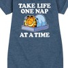 Girls' - Garfield - Take Life One Nap Graphic Short Sleeve Fleece Dress - 2 of 4