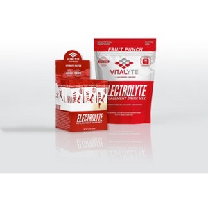 Vitalyte Electrolyte Powder Drink Mix Bundle, 1 Standup Pouch + 25 Count Packet, Fruit Punch Flavor - 1 of 1