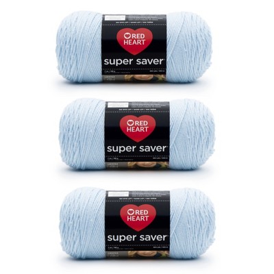 Red Heart Super Saver Yarn 24 Pack-Light Blue