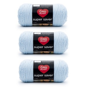 Red Heart Super Saver Yarn 24 Pack-Light Blue - 1 of 4