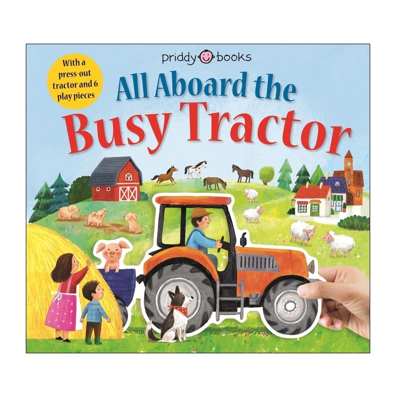 Slide Through: All Aboard the Busy Tractor - by  Roger Priddy (Board Book), 1 of 2