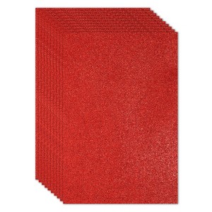 Unique Bargains EVA Shiny Powder DIY Craft Adhesive Foam Sheets 0.08" Thick 10 Pcs - 1 of 4