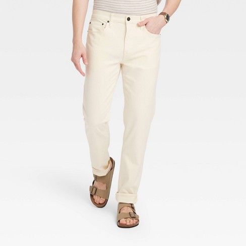 Men's Lightweight Colored Slim Fit Jeans - Goodfellow & Co™ Cottonwood  42x32 : Target