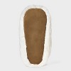 Women's Plush Faux Fur Cozy Slipper Socks with Slip Resistant Soles - Auden™ - 4 of 4