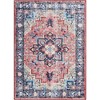 Garvee Boho Vintage Medallion Area Rug -Washable Floral Print Rug,Soft Accent Carpet for Dining Room,Home Office,Bedroom,Entryway - 2 of 4