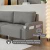 GustoWave Modern 80'' Sofa Couch - Loveseat Sofa with Cup Holders & Side Pockets, Deep Seat Sofa Couch for Living Room - 4 of 4