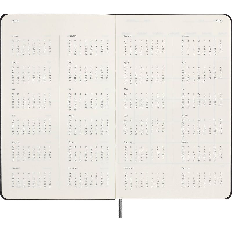 Moleskine Undated Weekly 12 Month Large Hardcover Planner, 5 of 13