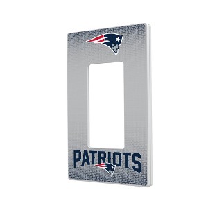 NFL AFC Teams Linen Hidden-Screw Light Switch Plate for Single Rocker - 1 of 4