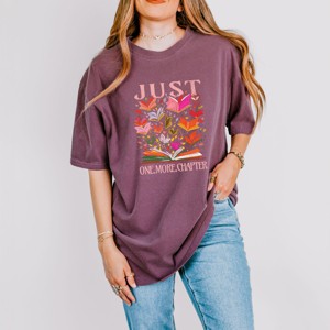 Simply Sage Market Just One More Chapter Books Garment Dyed Tee - 1 of 4