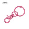 Unique Bargains DIY Craft Key Organization Lobster Claw Lanyard Swivel Clasps 2 Pcs - 3 of 4