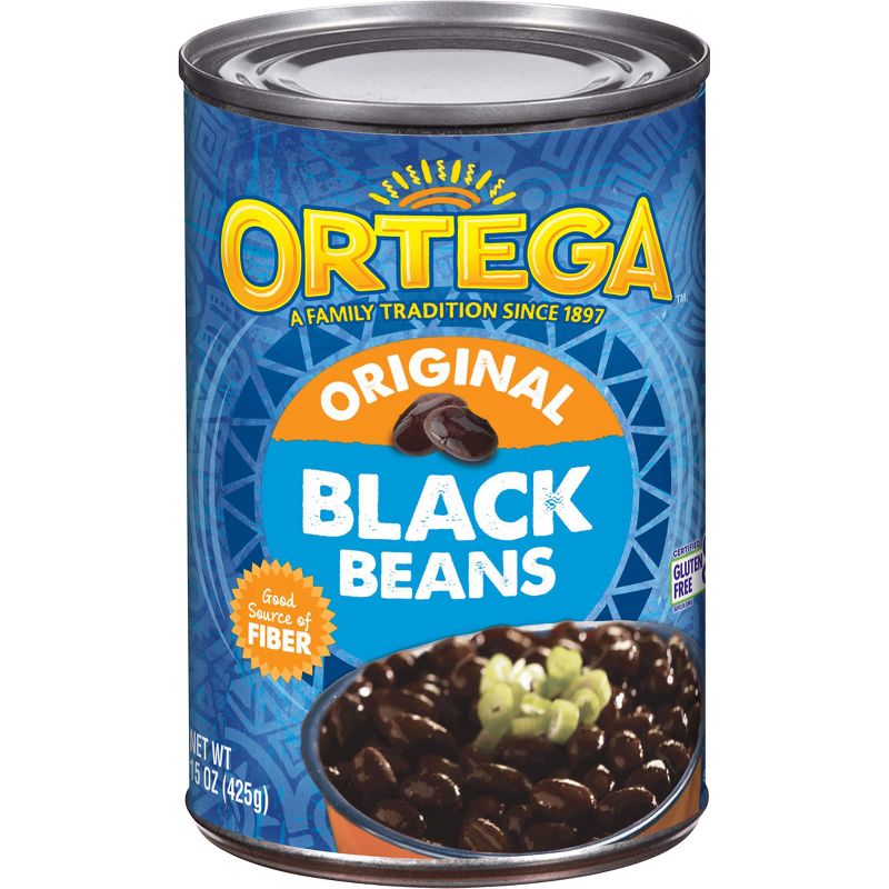 Ortega Original Black Beans 15oz, 1 of 5