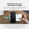 SAMSUNG 15W Wireless Charger Duo w/ USB C Cable, Charge 2 Devices at Once, Super Fast Charging Pad 2022, US Version, Black *Open Box - 2 of 4