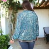 Anna-Kaci Women's Plus Size Sequin Bomber Jacket - 2 of 4