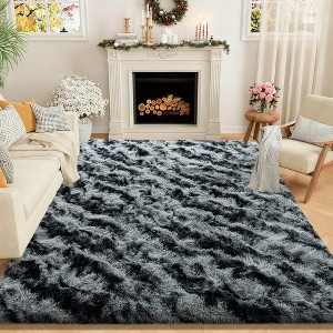 5x7 Area Rugs for Bedroom, Soft Fluffy Shaggy Rug for Living Room Kids Room Home Decor - 1 of 4