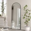 Dovelina Modern Arch Aluminium Alloy Frame Full Length Mirror Large Wall Mirror - 4 of 4