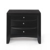 NicBex 2-Drawer Nightstand with Metal Handles Modern Bedside Table End Table for Living Room, Bedroom - 2 of 4