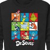 Boys' - Dr. Seuss - Character Grid Graphic Long Sleeve Fleece Sweatshirt - 2 of 4