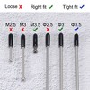Unique Bargains Rubber Vinyl Round Tube Bolt Thread Protectors End Caps Cover Red 50 Pcs - 4 of 4