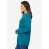 Woman Within Perfect Long-Sleeve Crewneck Tee - 4 of 4