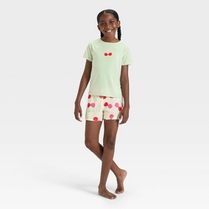 Girls' 2pc Short Sleeve Pajama Set - Cat & Jack™ - 1 of 4
