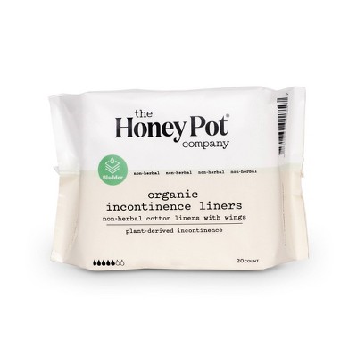 The Honey Pot Non Herbal Incontinence Pantiliner - 20ct
