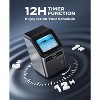 Nugget Ice Makers Countertop -44lbs per Day Ice Machine with Self-Cleaning, Timer Pebble with Soft Chewable Ice, One-Click Operation, Stainless Steel - 3 of 4