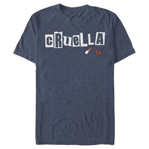 Men's Cruella Lipstick Logo T-Shirt - 1 of 4