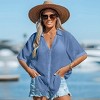 Women's Button-Front Cover Up Shirt - Cupshe - image 3 of 4